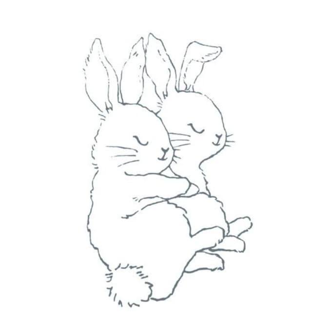 Bunnies Sleeping