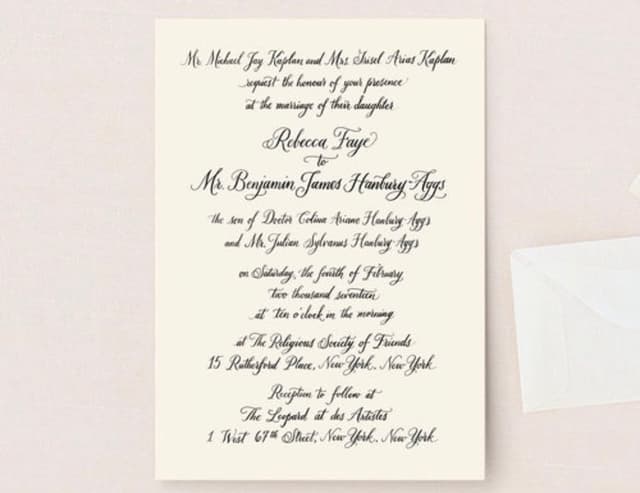 Wedding Invitation 4