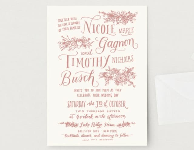 Wedding Invitation 1